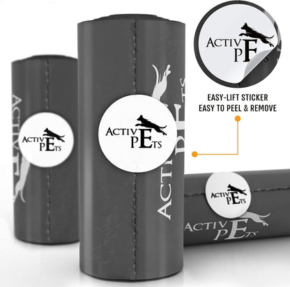 Extra Thick Lavender-Scented Dog Waste Bags - Leak-Proof & Easy-Tear for Eco-Friendly Poop Disposal